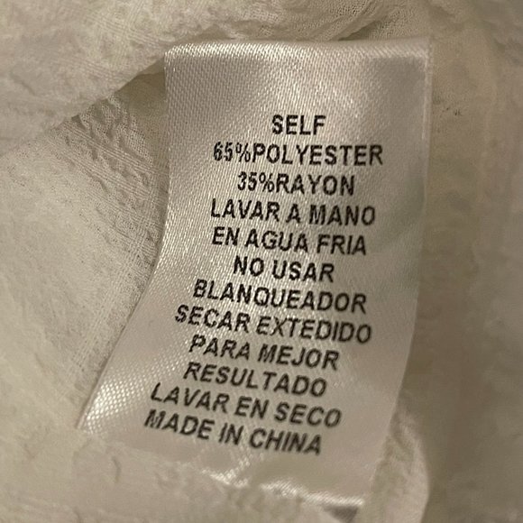 STORIA Wrap Blouse, White, Size S - Picture 6 of 8